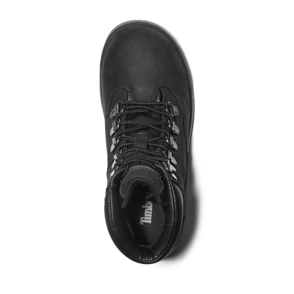 Bototos Timberland Niños 6-Inch Youth Mixed-Media Field Negras - Chile AWT-971280